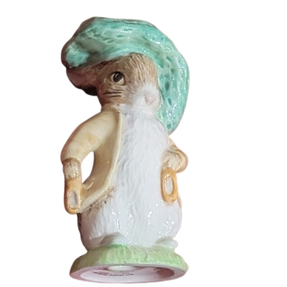 ROYAL ALBERT Benjamin Bunny Charming Rabbit Figurine England 1989 Easter Spring - Picture 8 of 12